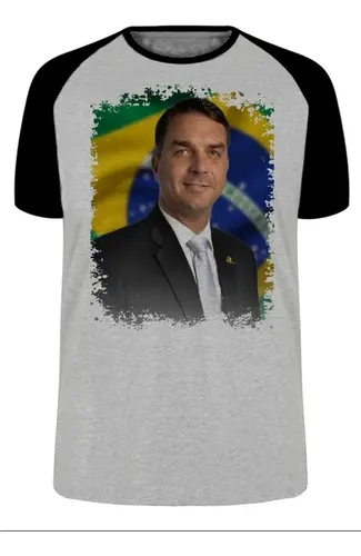 Camiseta raglan mescla
